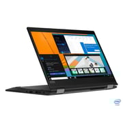 Lenovo ThinkPad X13 Yoga (2019) Laptop - 10th Gen / Intel Core i5-10210U / 13.3inch FHD / 512GB SSD / 8GB RAM / Shared Intel UHD Graphics / Windows 10 Pro / English & Arabic Keyboard / Black / Middle East Version - [20SX000LED]