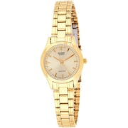 CASIO Women's Analog Gold Dial Watch - LTP-1275G-9A