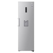 LG Digital No Frost Refrigerator with Dispenser and Inverter Motor, 384 Liters, Silver - GC-F411ELDM