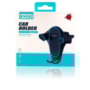 BWOO Car Phone Holder Gravity Air Vent Mount Stable Car Cradle Automatic locking Compatible with all iphones and android phones