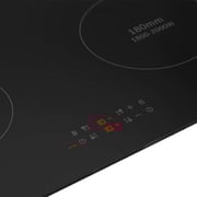 evvoli Built-In Induction Hob 4 Burners Soft Touch Control With 9 Stage Power Setting And Safety Switch EVBI-IH604B, Black