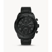 Fossil Men's Bronson Chronograph Black Stainless Steel Watch FS5712