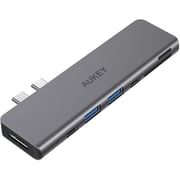 Aukey 7 In 1 USB Type-C Hub Aluminum Alloy