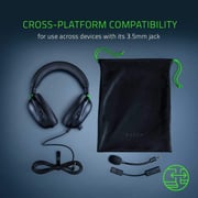 Razer BlackShark V2 Gaming Headset THX 7.1 Spatial Surround Sound 3.5 mm Audio Jack & USB DAC - Black (RZ04-03230100-R3M1)