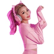 Razer RZ04-03520100-R3M1 Kraken Kitty Edition Wireless Over Ear Gaming Headset Pink