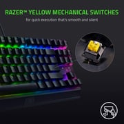 Razer BlackWidow V3 Yellow Switch Tenkeyless Keyboard Black