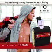 Estiara Backpack Outdoor Sport Pour Homme for Men, Eau De Toilette, 100ml for Him Black