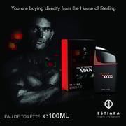 او دي تواليت عطر استيارا داي هارد بور هوم 100مللي للرجال اسود
