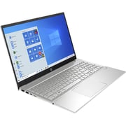 HP Pavilion 15-eg000 Laptop - Core i7 1.2GHz 8GB 512GB 2GB NVIDIA GeForce MX450 Win10 15.6inch Natural Silver English Keyboard