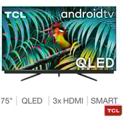 TCL 75C815K 4K Ultra HD Premium QLED Smart Android Television with Freeview Play 75inch