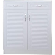 AAMF Galaxy Design Wooden Shoes Cabinets/Rack White Color, Size (H100 x L80 x D33)-1705
