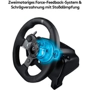 Logitech G920 Driving Force Steering Wheel 10cm Black- 941-000123