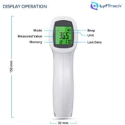 Buy LyfTrack LCD NonContact Digital Infrared Thermometer IR988 Online