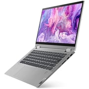 Lenovo IdeaPad Flex 5 Laptop - 11th Gen Core i5 2.4GHz 8GB 256GB 2GB Win10 14inch FHD Grey 82HS008MAX (2021) Middle East Version