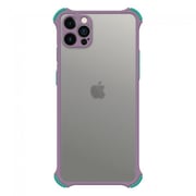 Anti-Drop Bumper Case Cover for iphone 11 Pro Max - Clear/Purple