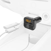 Hama FM Transmitter with AUX and USB Black