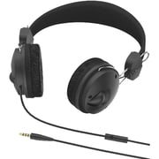 Hama 184016 Fun4Phone Wired Over Ear Headphone Black