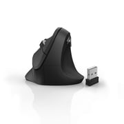 Hama Vertical Ergonomic Wireless Mouse 11.5cm Black