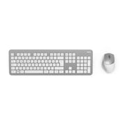 Hama KMW-700 Wireless Keyboard/Mouse Combo Silver/White
