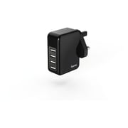 Hama 4 Port USB Wall Charger Black
