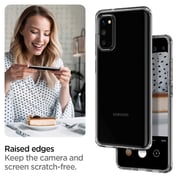 Spigen Liquid Crystal designed for Samsung Galaxy S20 PLUS case/cover - Crystal Clear