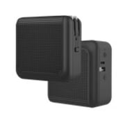Ibrit Globetrotter 3 In 1 Speaker/Power Bank/Wall Charger Black