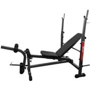 Sparnod Fitness SWB-65/518GA Adjustable Weight Bench for Full Body Workout (Free Installation) - Heavy-duty Exercise Bench - Foldable Flat/Incline/Decline - Multifunction (5 exercises) - for Home Gym