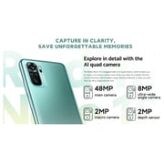 Xiaomi Redmi Note 10 Dual Sim 128GB Onyx Grey 4G Smartphone