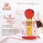 Hamidi Sakina for Women, Pure Concentrated Oil, 6 ml for Her, Non Alcoholic Oil