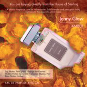Jenny Glow Amber for Unisex, Pure Perfume, Eau De Parfum 80ml Grey, from House of Sterling
