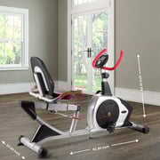 Sparnod Fitness SRB-35 / WNQ-3318WA Heavy Duty Magnetic Recumbent Exercise Bike (Free Installation Service)