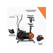 Sparnod Fitness SOB-1000 Dual Orbitrek Elliptical Cross Trainer Cum Exercise Cycle Machine for Home Gym (Free Installation Service)