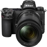 كاميرا نيكون رقمية  Z 7II  بدون مرآة جسم أسود مع عدسة  F/4 24-70  ملم