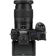 كاميرا نيكون رقمية  Z 7II  بدون مرآة جسم أسود مع عدسة  F/4 24-70  ملم
