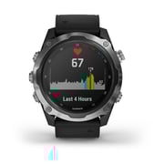 Garmin 010-02132-10 Descent Mk2 Stainless Steel with Black Band Smartwatch