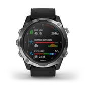 Garmin 010-02132-10 Descent Mk2 Stainless Steel with Black Band Smartwatch