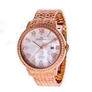 Louis Arden Women's Stainless Steel Analog Watch - LA3003U-RG-WHT