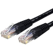 S-TEK RJ45 Cat6 Ethernet Patch Internet Cable black 3 MTR
