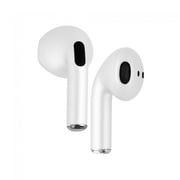 DAT Pro 5 Airpods Wireless Earphones with Charging Case - White