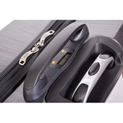 3 In One Airo Smart Luggage Trolley Bag - 3 pcs Diamond Black