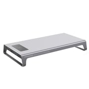 Promate Laptop Stand with 87W USB-C PD, Qi Charger, 4K HDMI, RJ45, 2 USB, VGA, Aux, SD/TF, PowerDesk