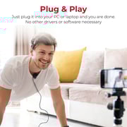 Promate USB-C Lavalier Mic with HD Sound, Type-C Connector Clip-On Mic, Noise Reduction, ClipMic-C