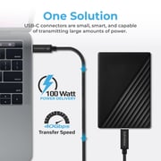 كابل ثاندربولت  3 USB-C  من بروميت  100  واط مع فيديو  5K ، سلك مزامن / شحن  40  جيجابت في الثانية، ثندرلينك  - C40
