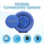 Promate Silox True Wireless Stereo Portable Speaker Blue