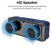 Promate Bluetooth Portable Speaker Blue