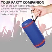 Promate Silox Pro True Wireless Stereo Portable Speaker Blue