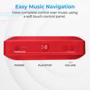 Promate Bluetooth Speaker with Mic, HD Sound, 3H Playtime, FM, AUX, USB/SD Card Slot, Capsule MR
