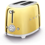 Smeg 50's Style Toaster Gold TSF01GOUK