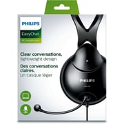 Philips SHM1900/00 Wired Over Ear PC Headset Black