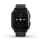 Garmin 010-02426-10 Smartwatch Venu Sq, NFC-Music, Black/Slate